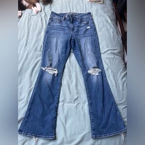Size 8 short boot-cut American eagle jeans